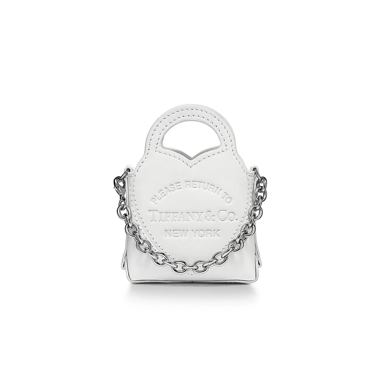 Tiffany & Co. Return to Tiffany® Nano Bag in White Leather | ^Women Small Leather Goods | Women's Accessories