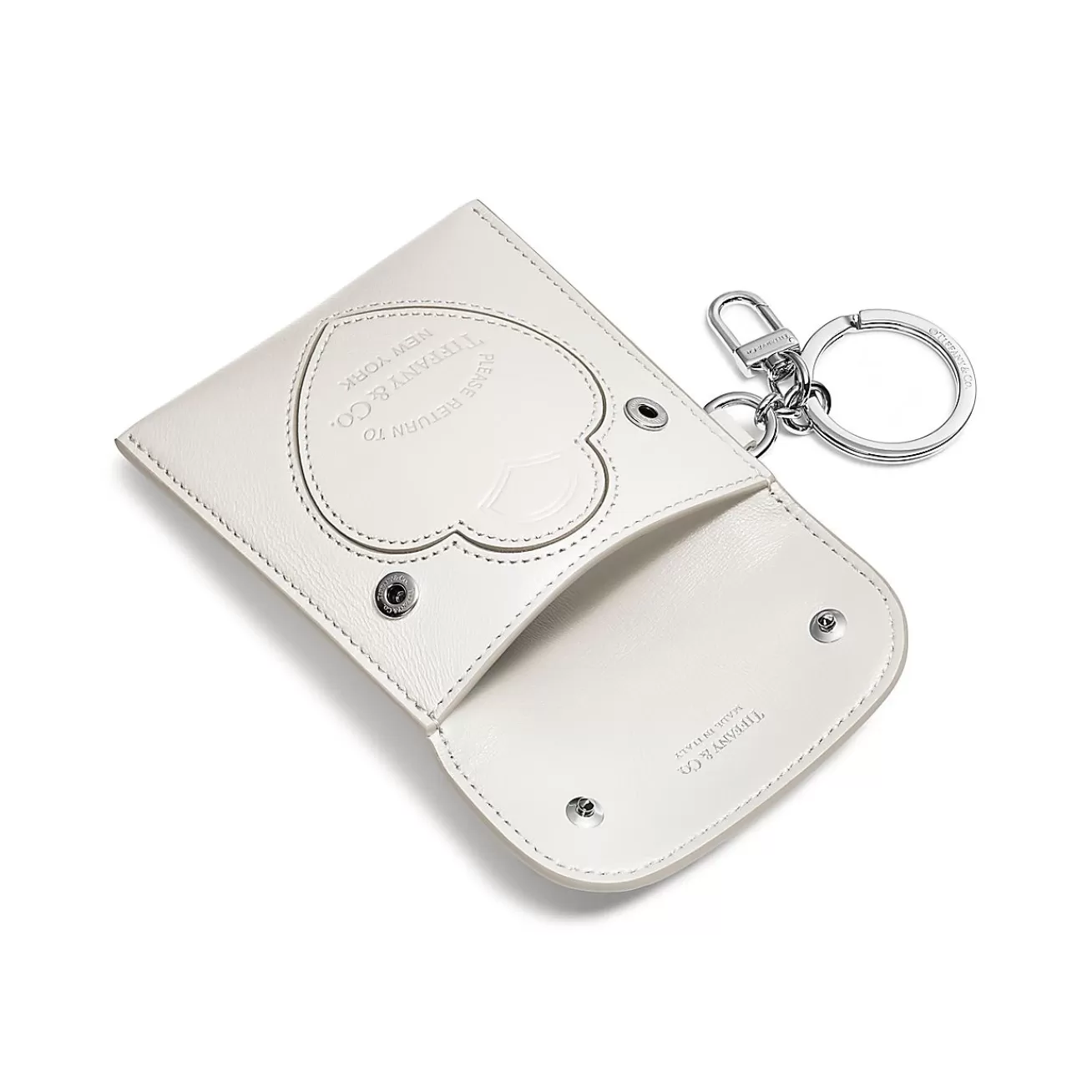 Tiffany & Co. Return to Tiffany® Pouch Bag Charm in Ivory Leather | ^Women Business Gifts | Small Leather Goods