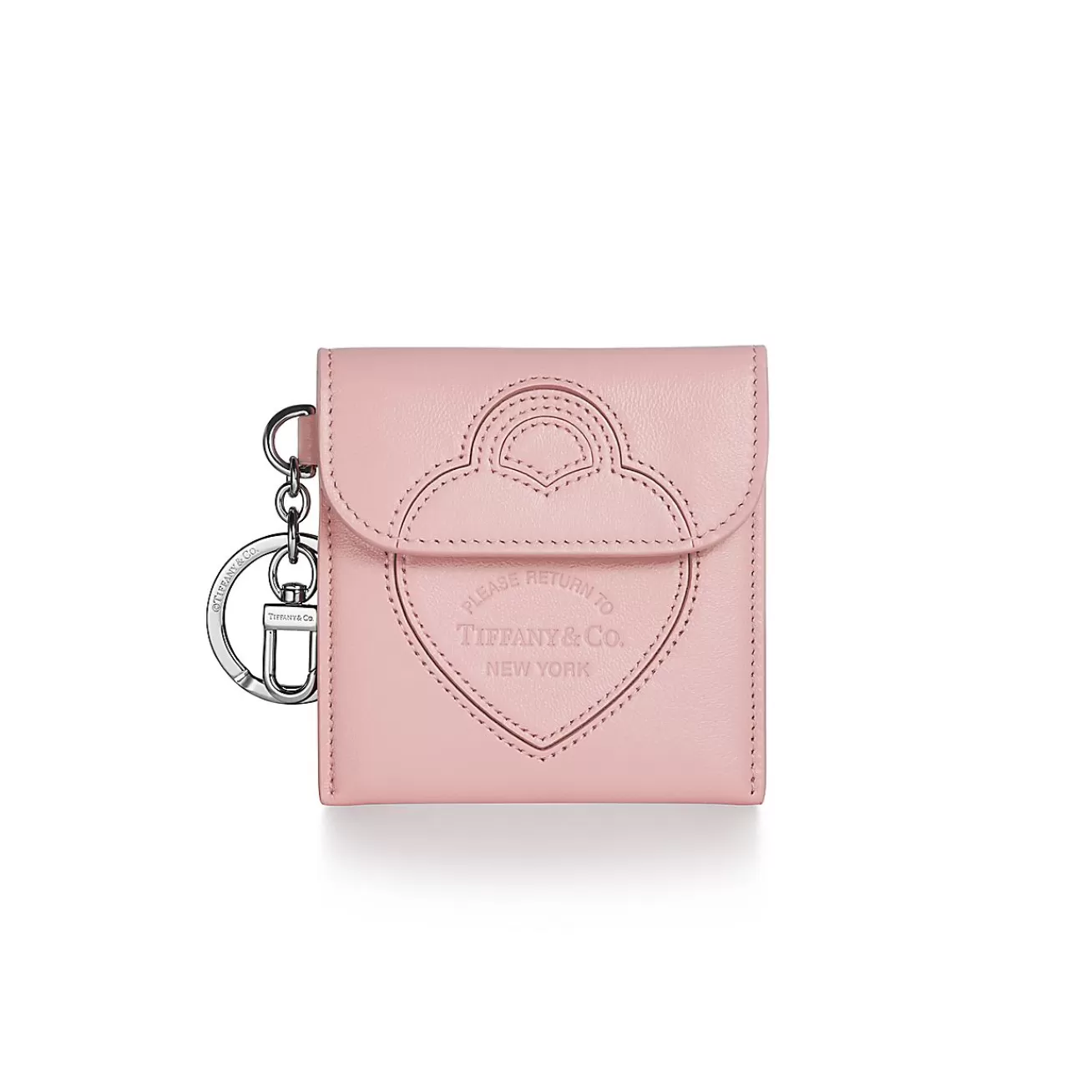 Tiffany & Co. Return to Tiffany® Pouch Bag Charm in Rose Leather | ^Women Business Gifts | Small Leather Goods