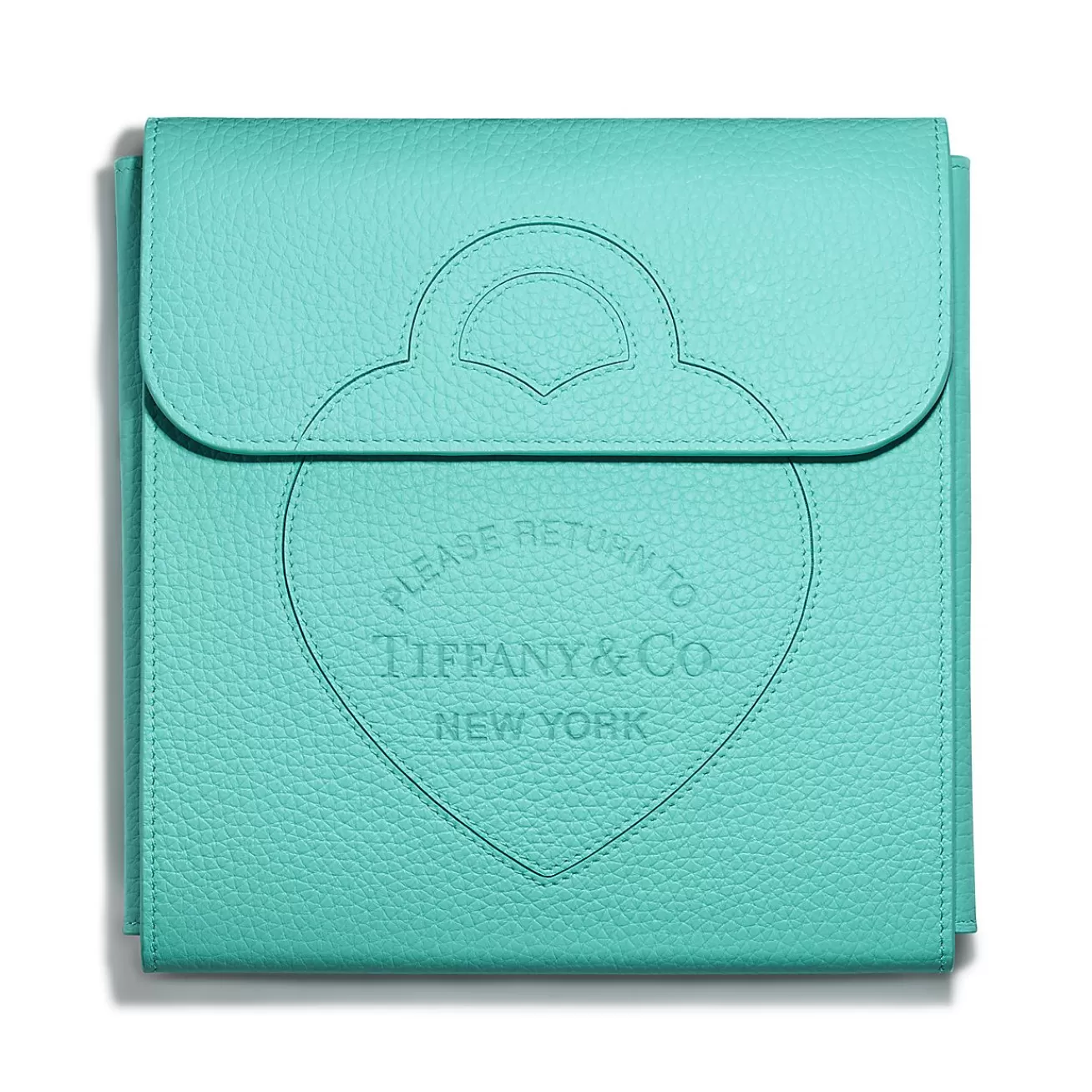 Tiffany & Co. Return to Tiffany® Pouch in Tiffany Blue® Leather, Large | ^Women Tiffany Blue® Gifts | Small Leather Goods