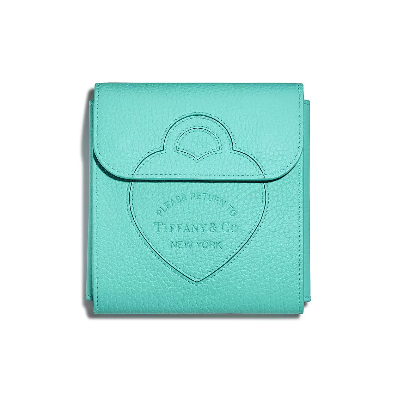 Tiffany & Co. Return to Tiffany® Pouch in Tiffany Blue® Leather, Small | ^Women Tiffany Blue® Gifts | Small Leather Goods