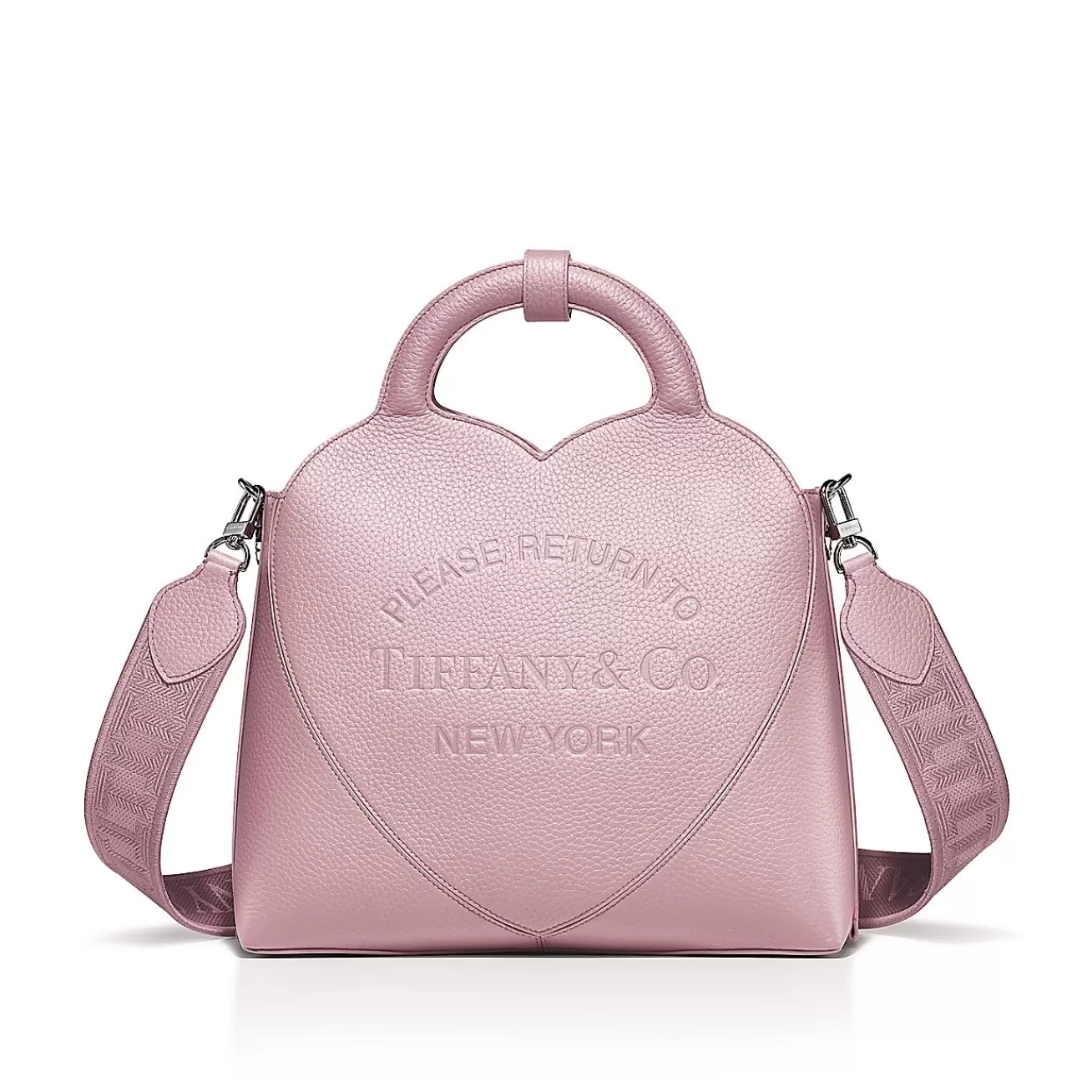 Tiffany & Co. Return to Tiffany® Small Tote Bag in Crystal Pink Leather | ^Women Bags | Women's Accessories