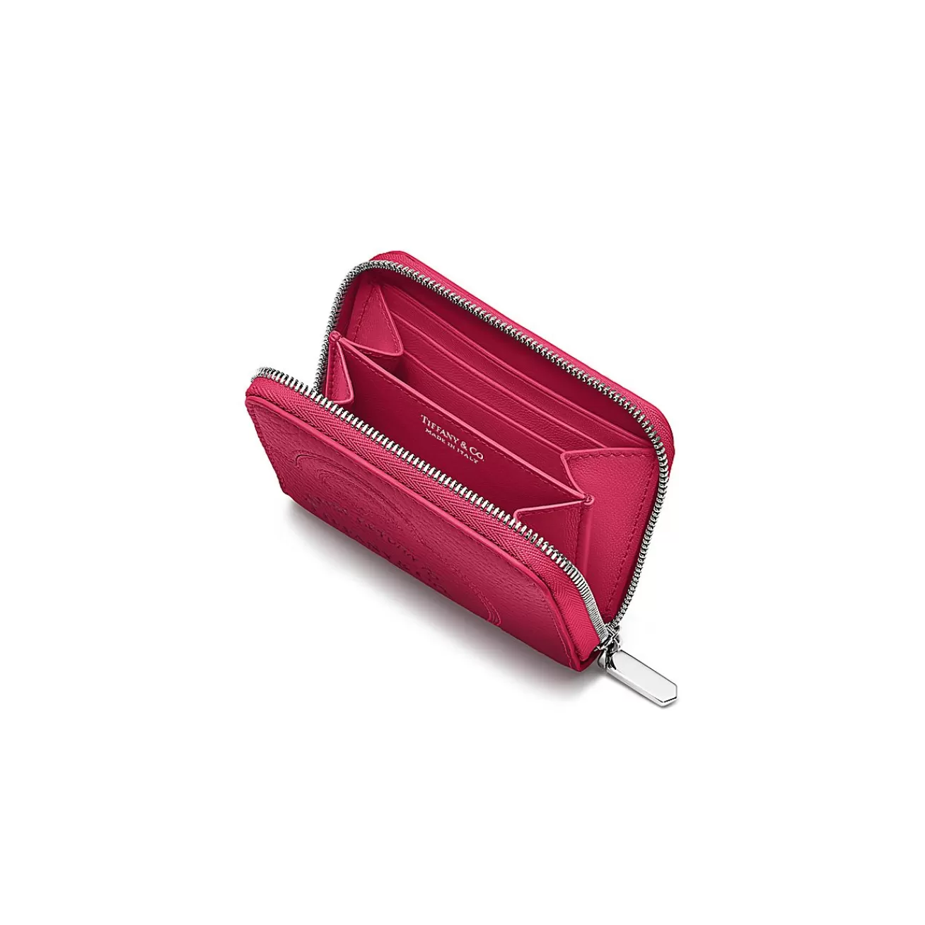 Tiffany & Co. Return to Tiffany® Small Zip Wallet in Infinity Ruby Leather | ^Women Small Leather Goods | Women's Accessories