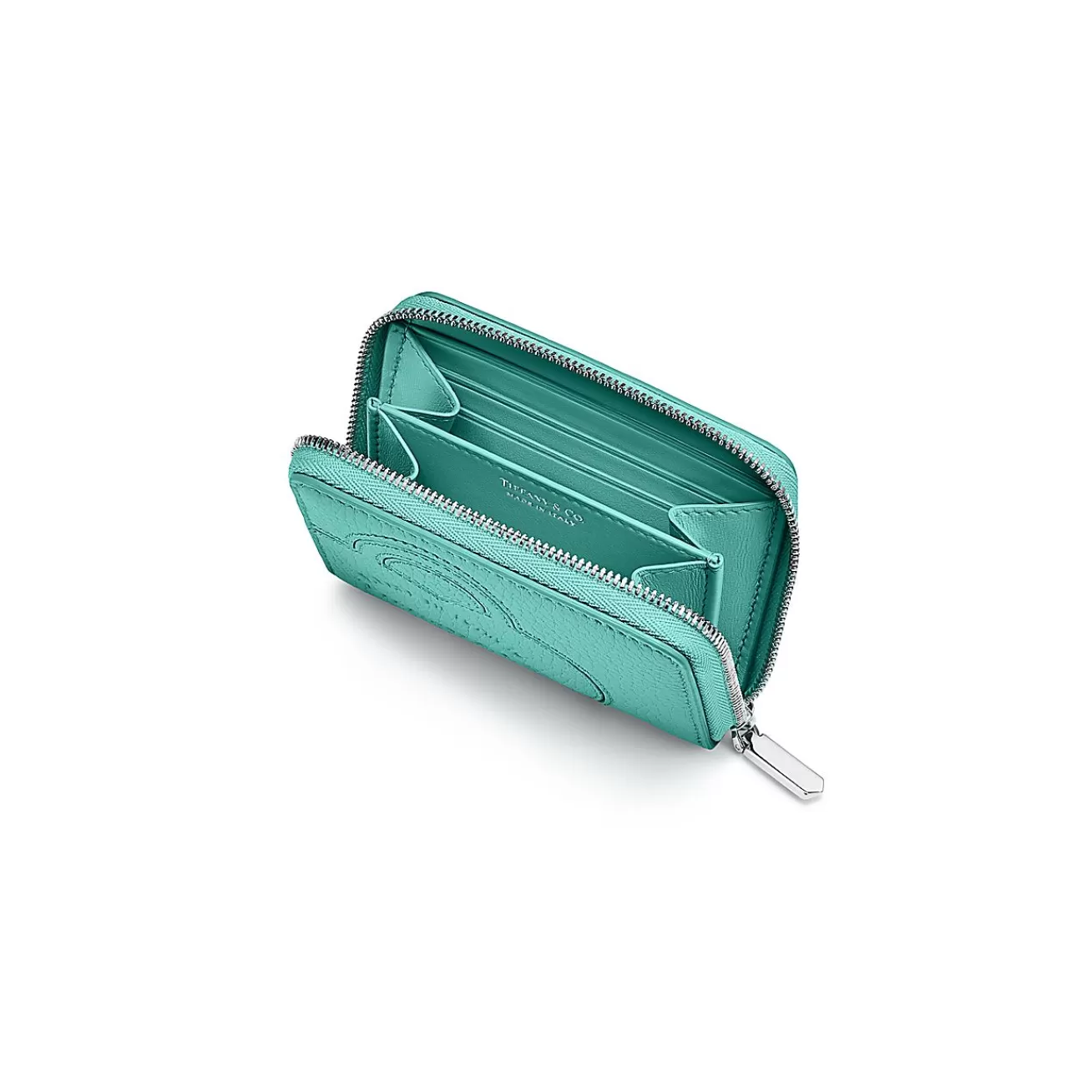 Tiffany & Co. Return to Tiffany® Small Zip Wallet in Tiffany Blue® Leather | ^Women Small Leather Goods | Women's Accessories