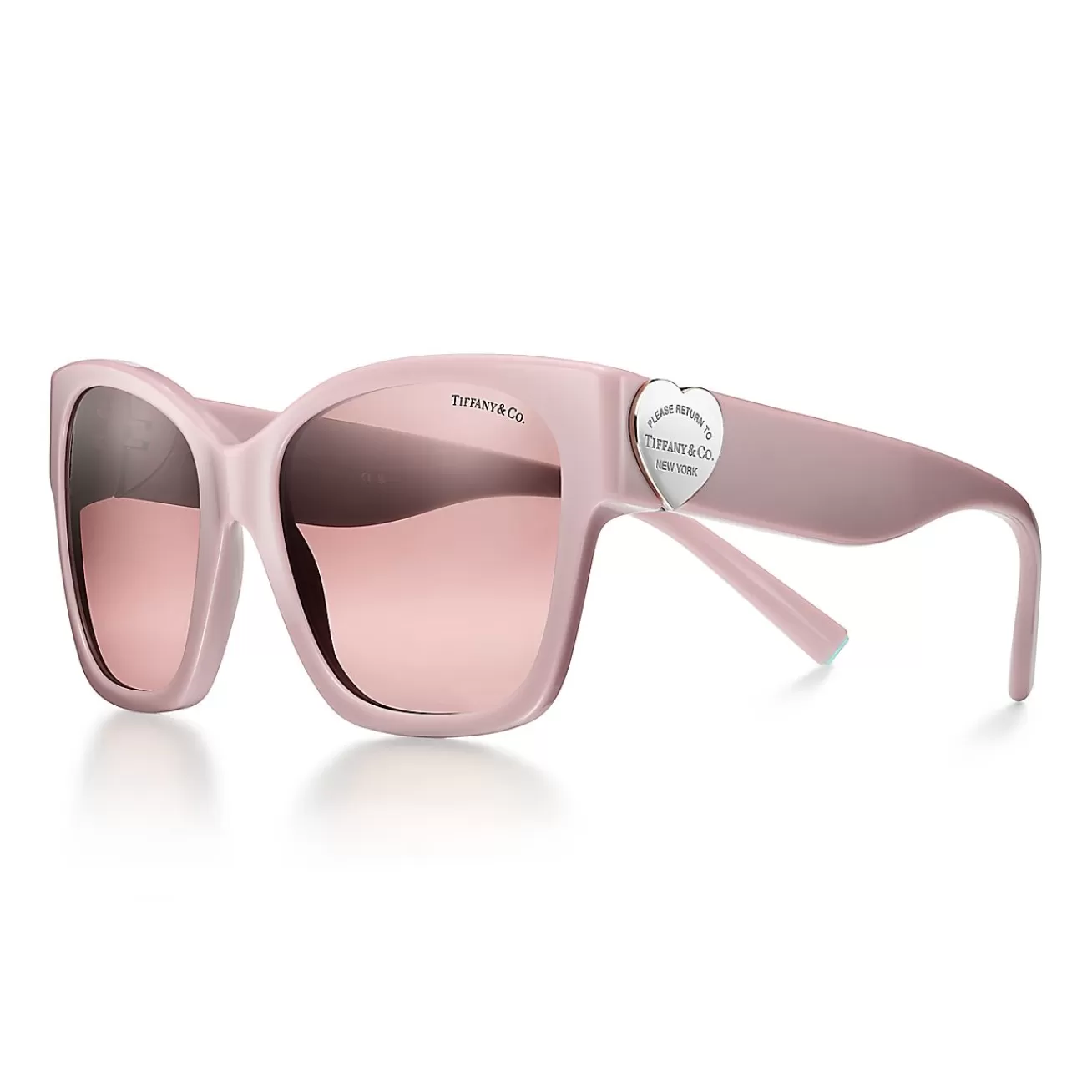 Tiffany & Co. Return to Tiffany® Sunglasses in Dusty Pink Acetate with Pink Gradient Lenses | ^Women Return to Tiffany® | Gifts $1,500 & Under