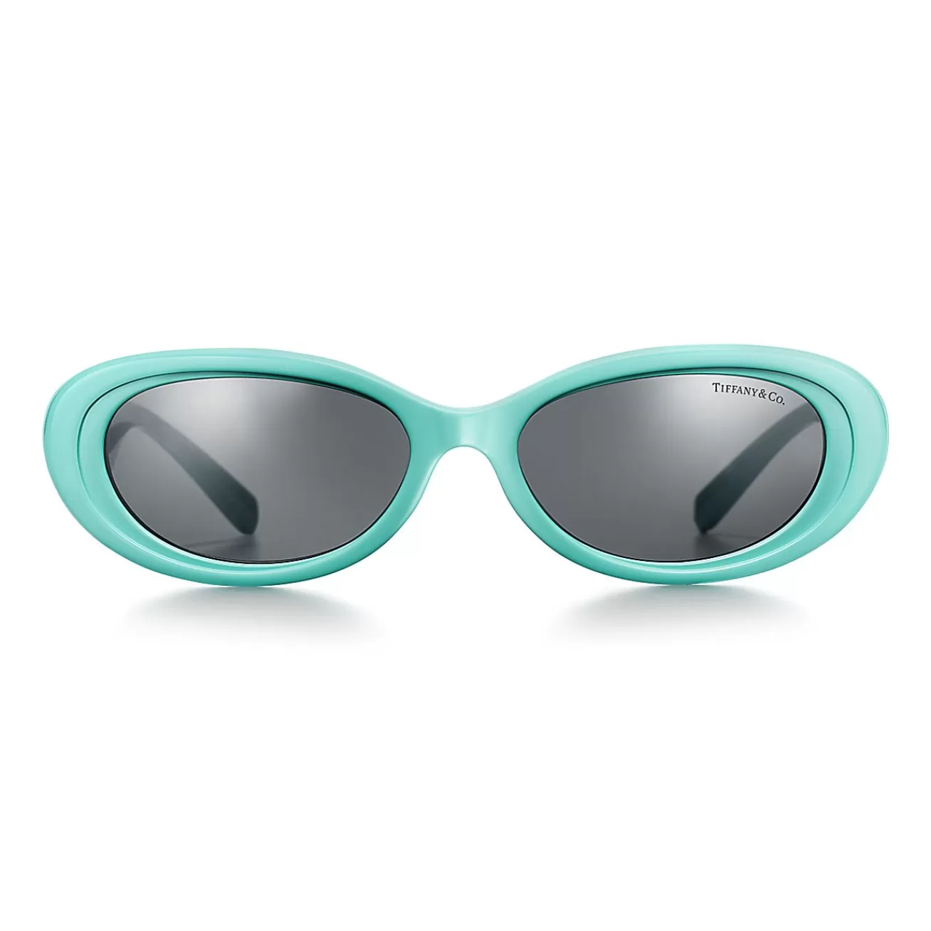 Tiffany & Co. Return to Tiffany® Sunglasses in Tiffany Blue® Acetate with Dark Gray Lenses | ^Women Return to Tiffany® | Sunglasses