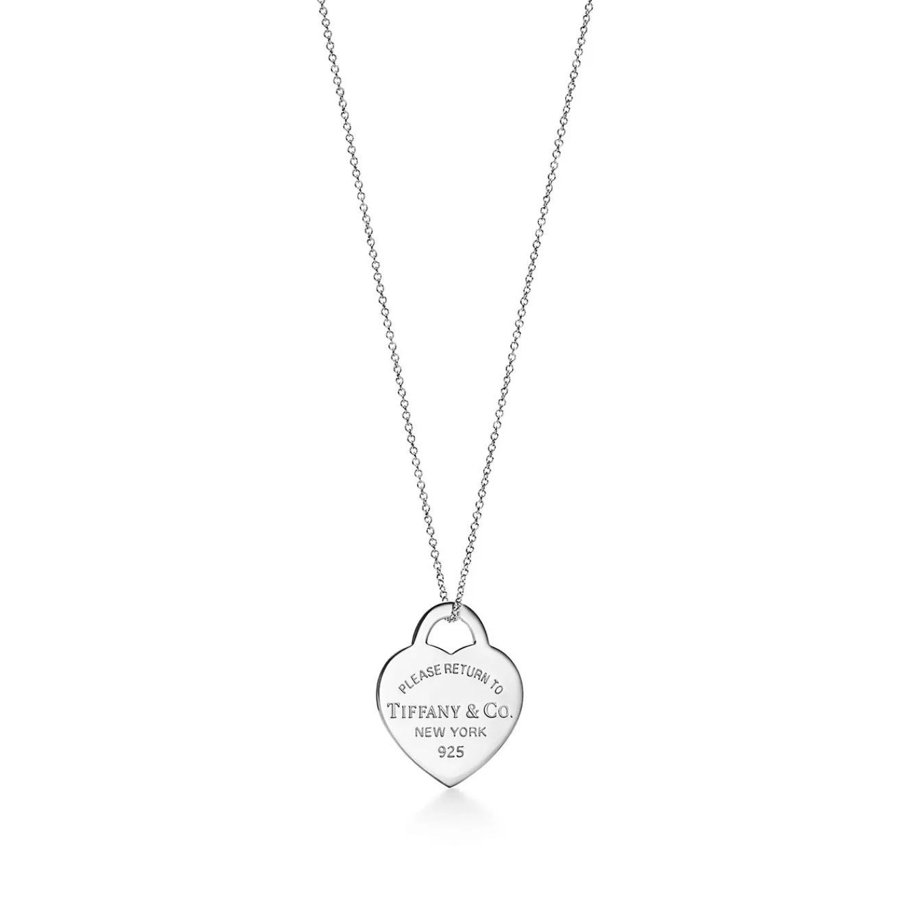 Tiffany & Co. Return to Tiffany® Tiffany Blue® Small Heart Tag Pendant in Sterling Silver | ^ Necklaces & Pendants | Gifts for Her