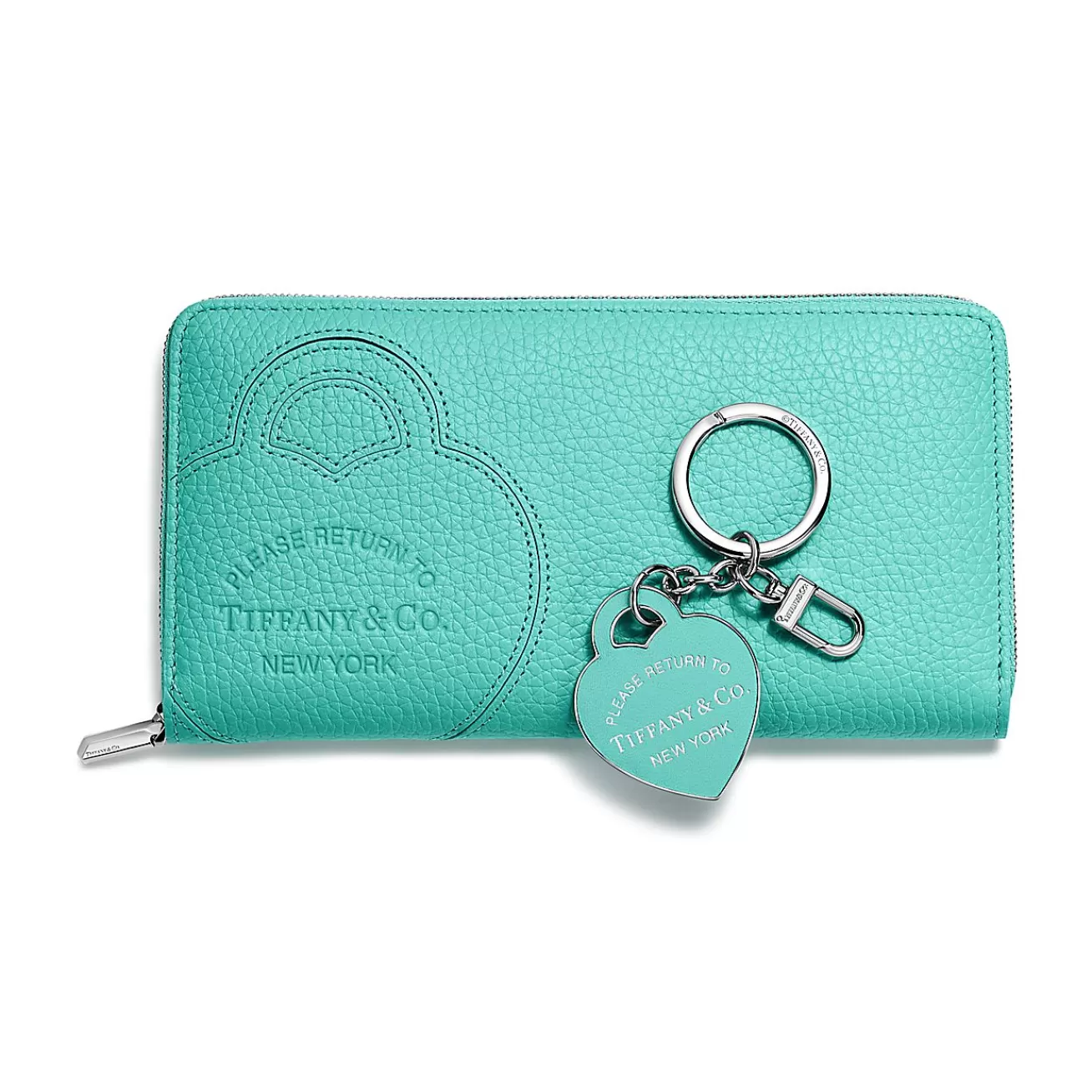 Tiffany & Co. Return to Tiffany® Zip Wallet and Key Ring Set in Leather | ^Women Gifts for Her | Her