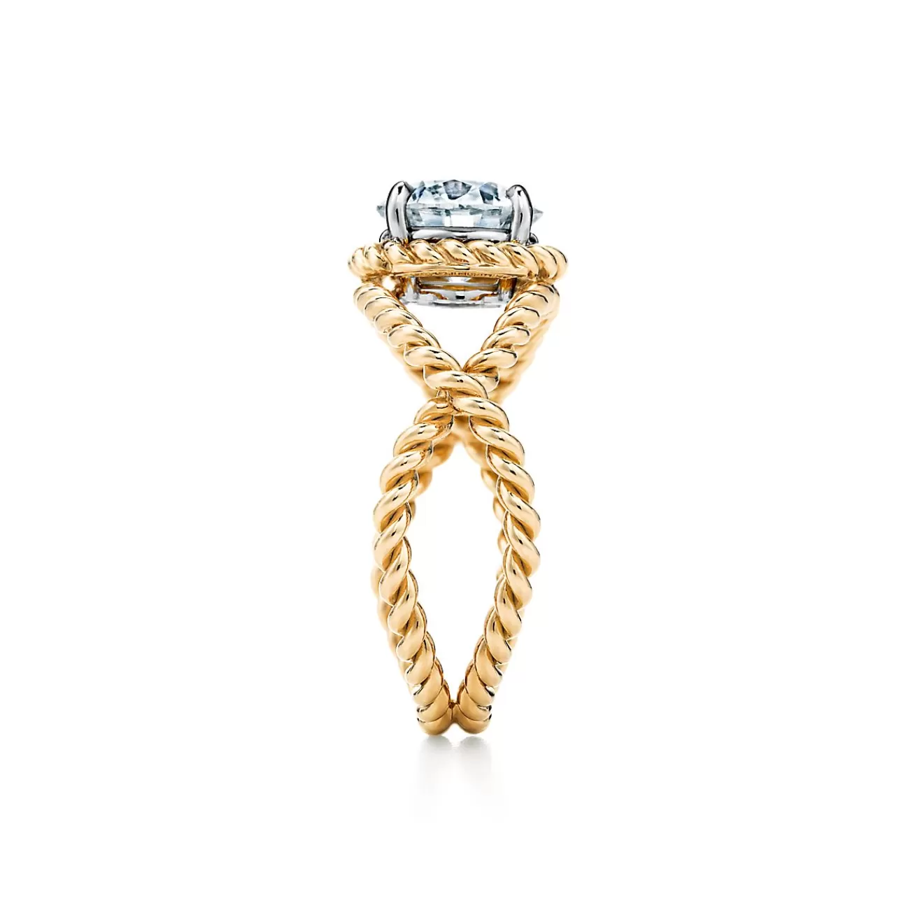 Tiffany & Co. Schlumberger by ™ Rope engagement ring in 18k gold. | ^ Jean Schlumberger by Tiffany | Engagement Rings