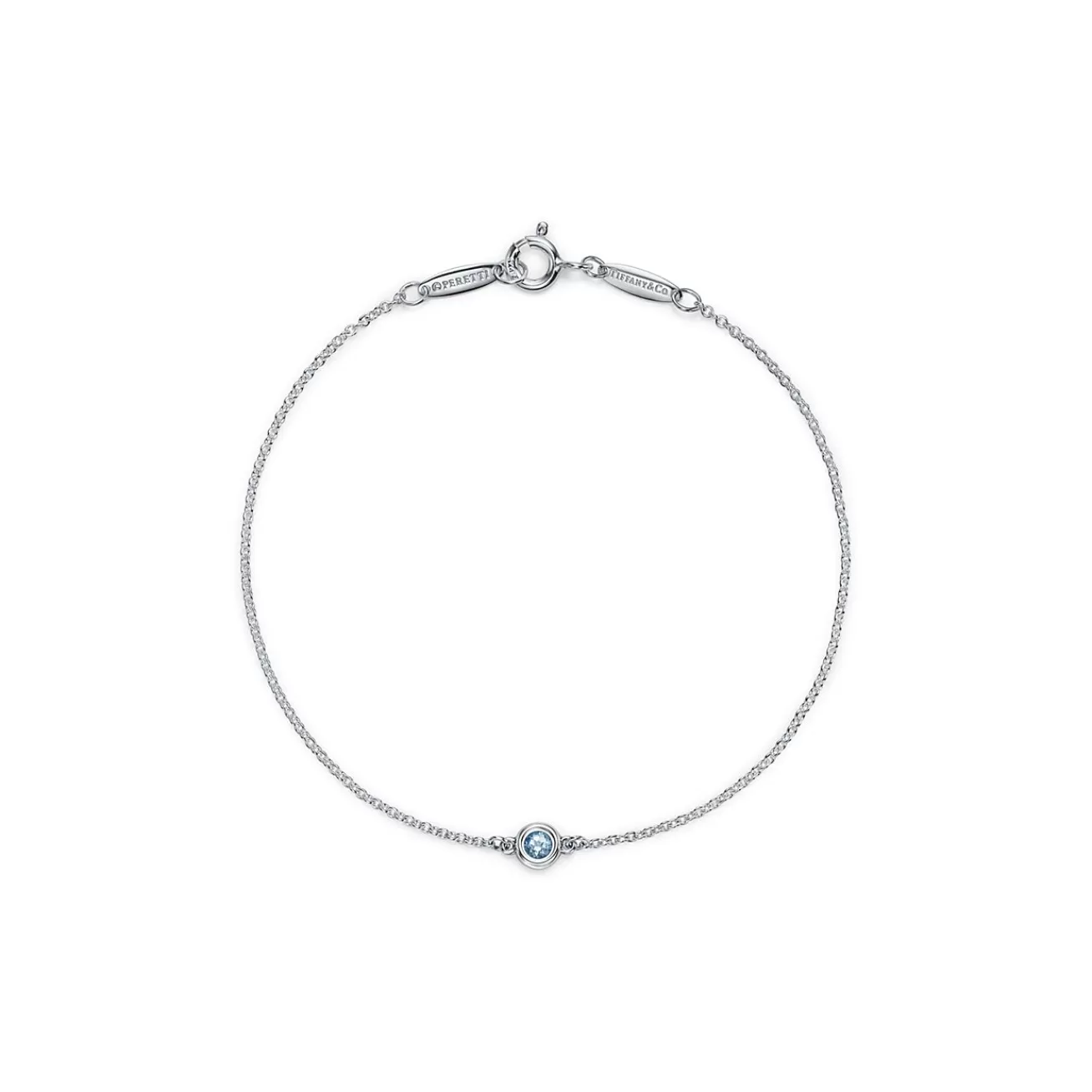 Tiffany & Co. Shop Elsa Peretti® Sterling Silver and Aquamarine Bracelet | ^ Bracelets | Sterling Silver Jewelry