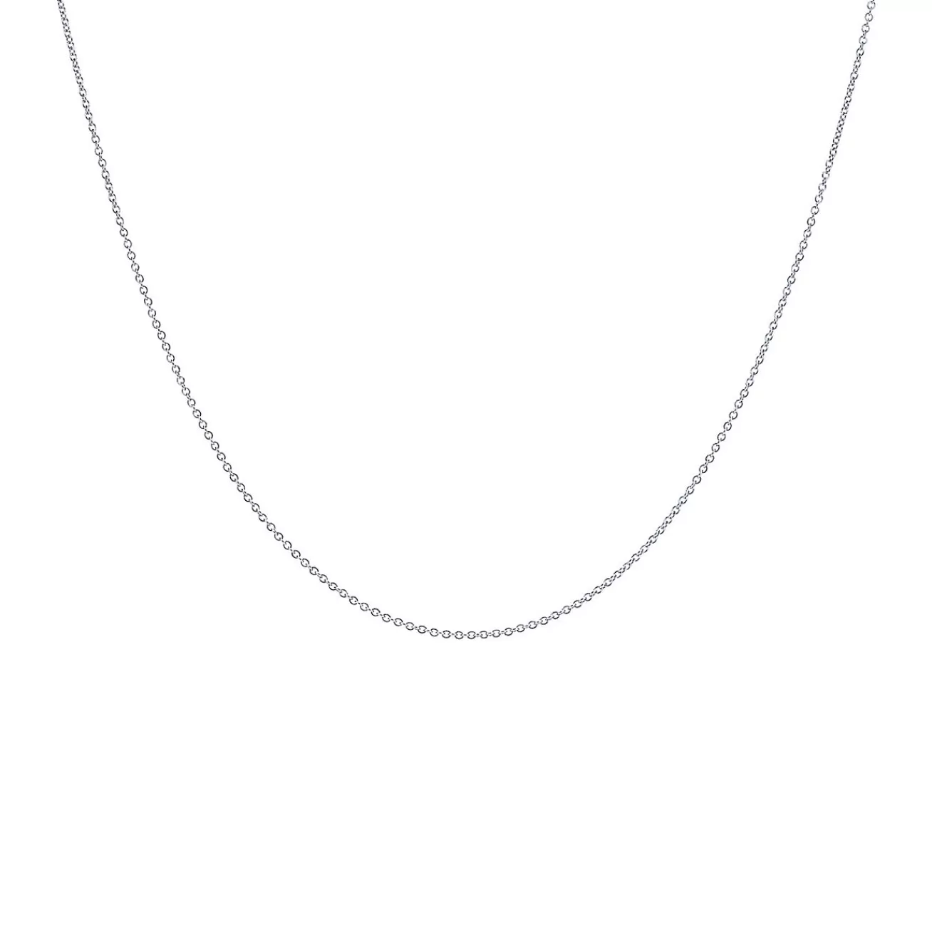 Tiffany & Co. Shop Platinum Chain Necklace in 18" Length | ^ Necklaces & Pendants | Platinum Jewelry