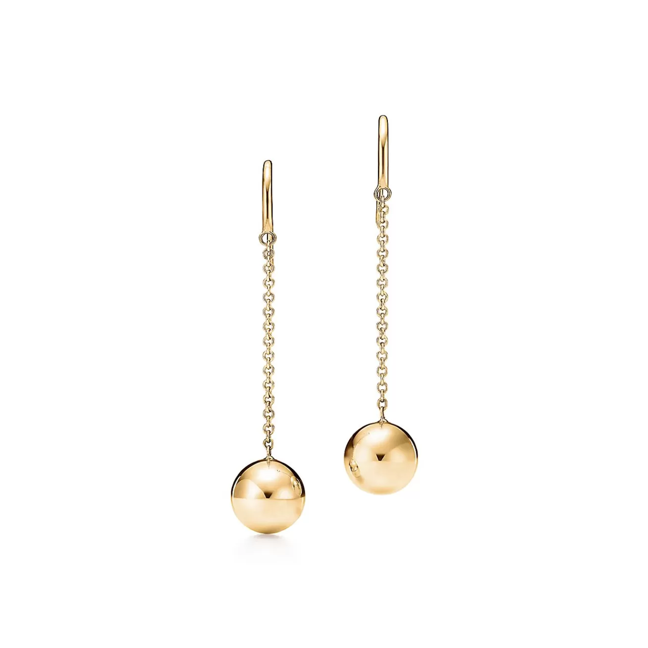Tiffany & Co. Shop Tiffany HardWear 18k Gold Ball Hook Earrings | ^ Earrings | Gold Jewelry