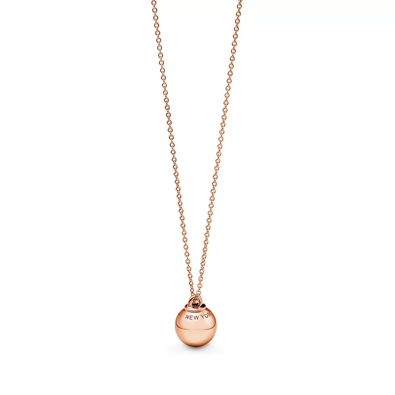Tiffany & Co. Shop Tiffany HardWear 18K Rose Gold Ball Pendant | ^ Necklaces & Pendants | Rose Gold Jewelry