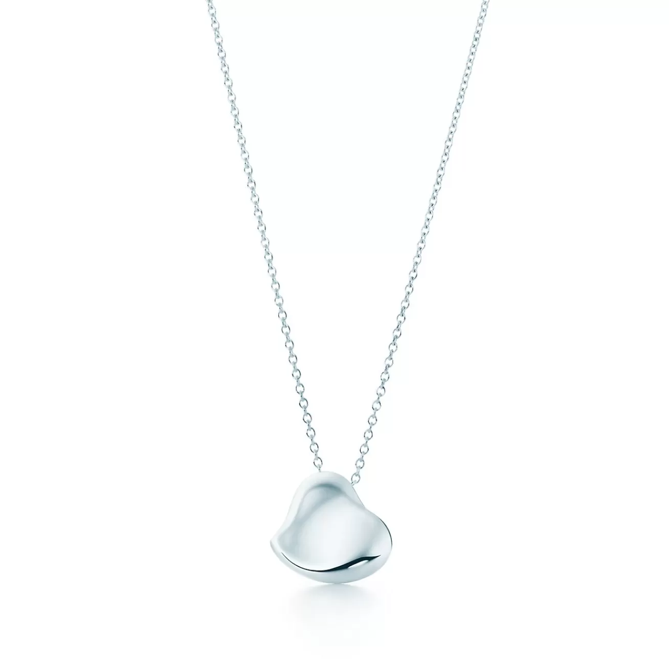 Tiffany & Co. Small Sterling Silver Full Heart Pendant | ^ Necklaces & Pendants | Sterling Silver Jewelry