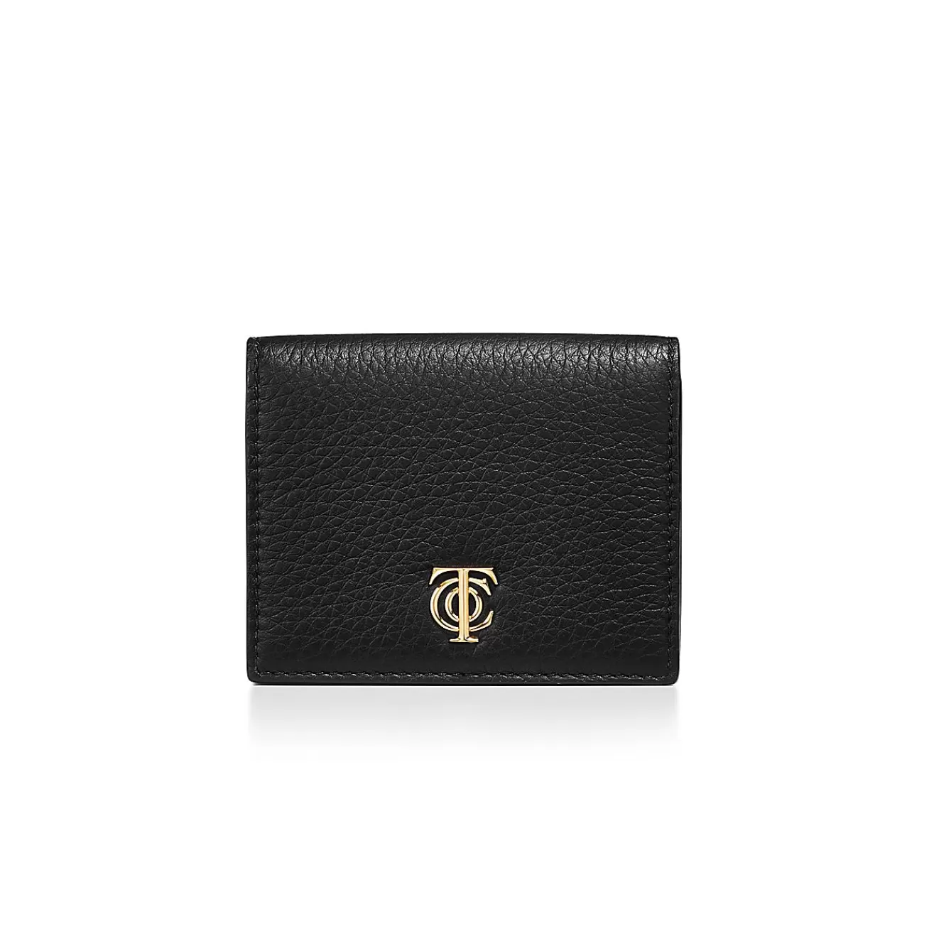 Tiffany & Co. T&CO. Trifold Wallet in Black Leather | ^Women Small Leather Goods | Women's Accessories