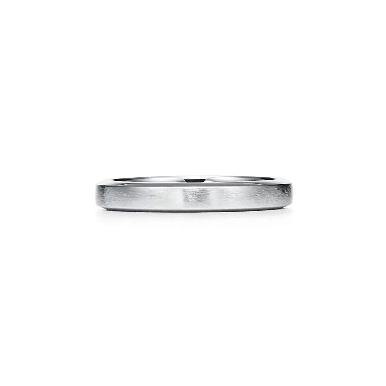 Tiffany & Co. The Charles Tiffany Setting Satin Finish Ring in Platinum, 3 mm Wide | ^Women Rings | Men's Jewelry