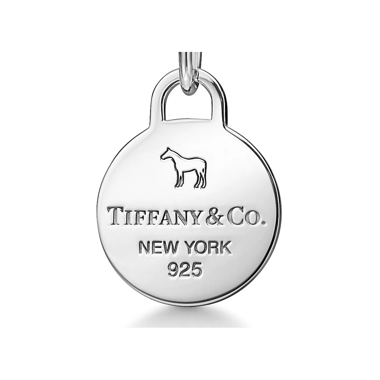 Tiffany & Co. The Return to Tiffany® x Beyoncé Collection Round Tag Necklace in Silver | ^ Necklaces & Pendants | Sterling Silver Jewelry