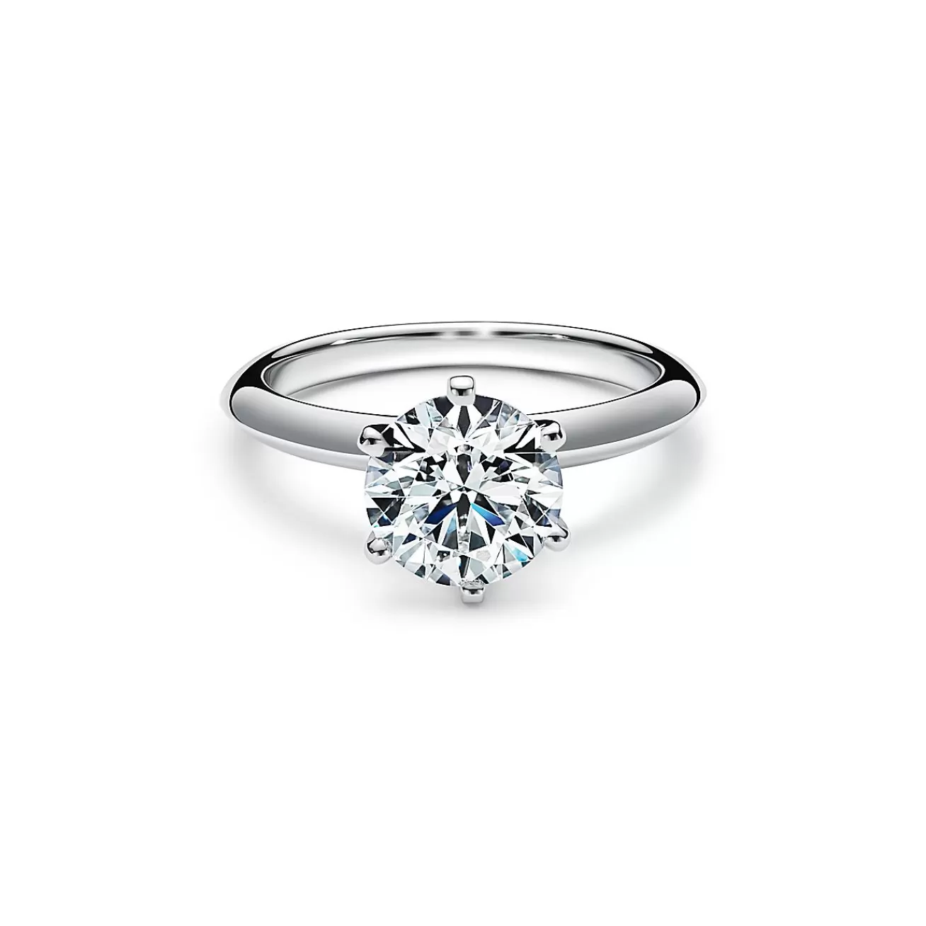 Tiffany & Co. The Tiffany® Setting in platinum: world's most iconic engagement ring. | ^ Engagement Rings