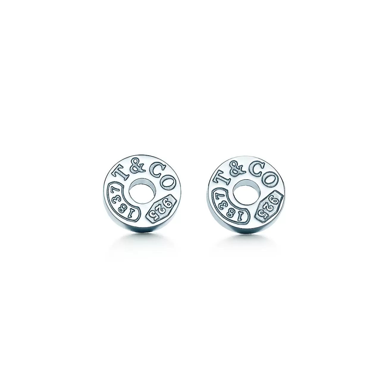 Tiffany & Co. Tiffany 1837® circle earrings in sterling silver. | ^ Earrings | Gifts for Her