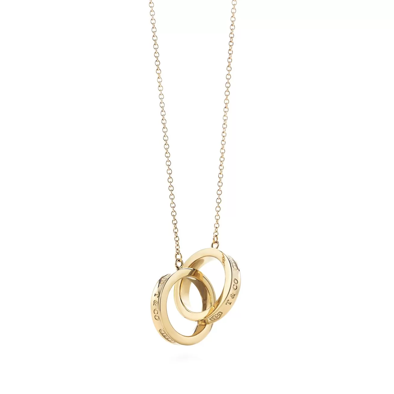 Tiffany & Co. Tiffany 1837® Interlocking Circles Pendant in Yellow Gold, Small | ^ Necklaces & Pendants | Gifts for Her