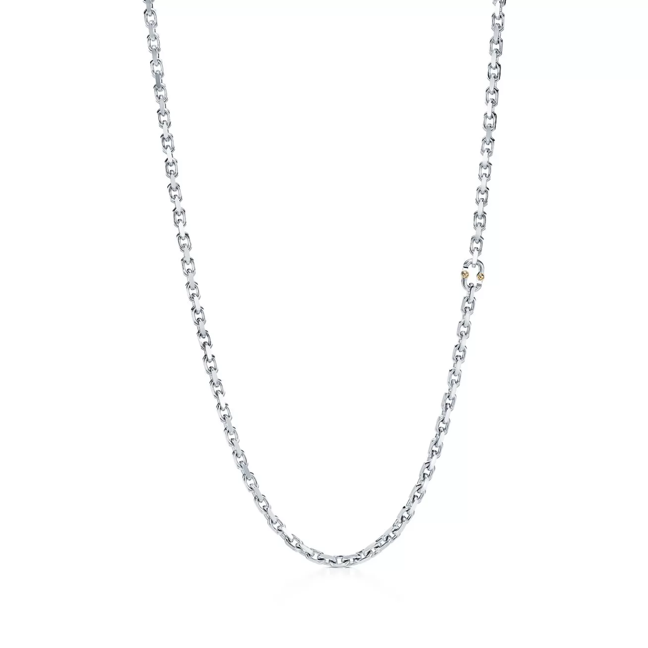 Tiffany & Co. Tiffany 1837® Makers chain necklace in sterling silver and 18k gold, 24". | ^ Necklaces & Pendants | Men's Jewelry