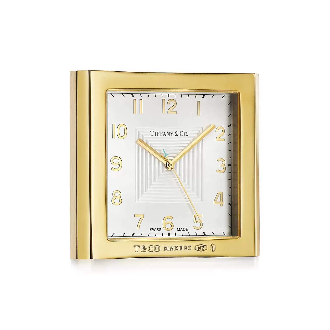 Tiffany & Co. Tiffany 1837 Makers Clock in Brass | ^ Business Gifts