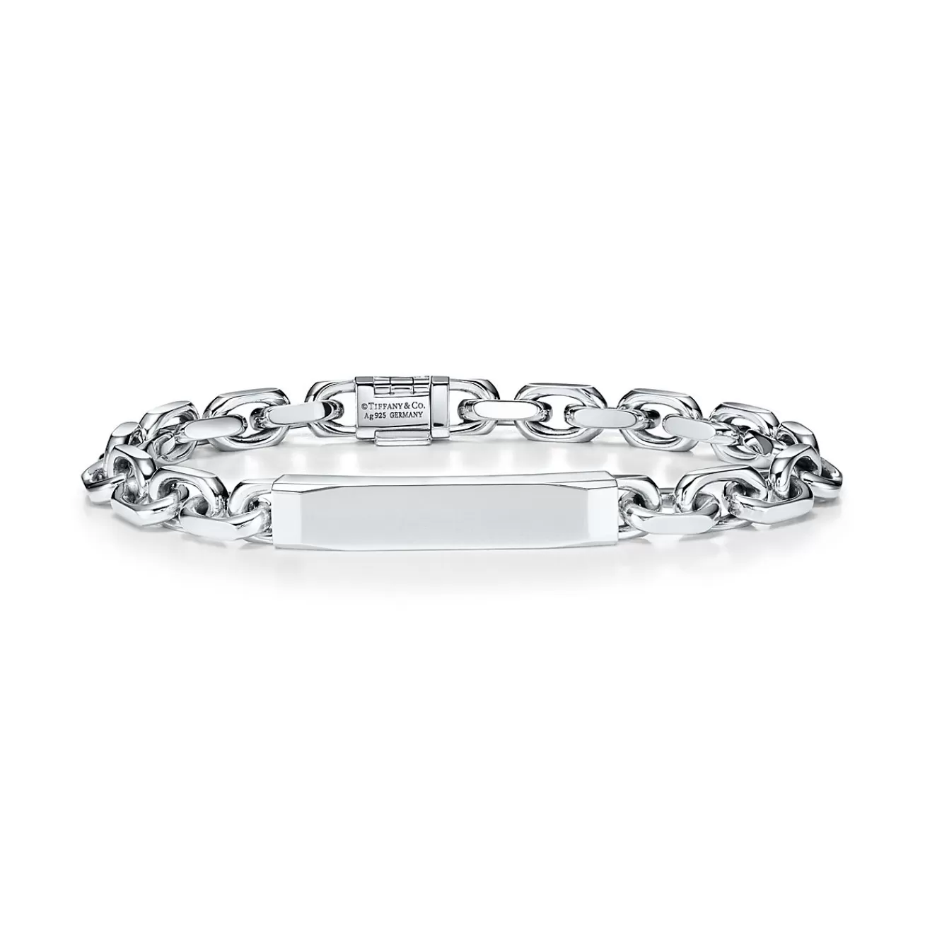 Tiffany & Co. Tiffany 1837® Makers I.D. chain bracelet in sterling silver, medium. | ^ Bracelets | Men's Jewelry