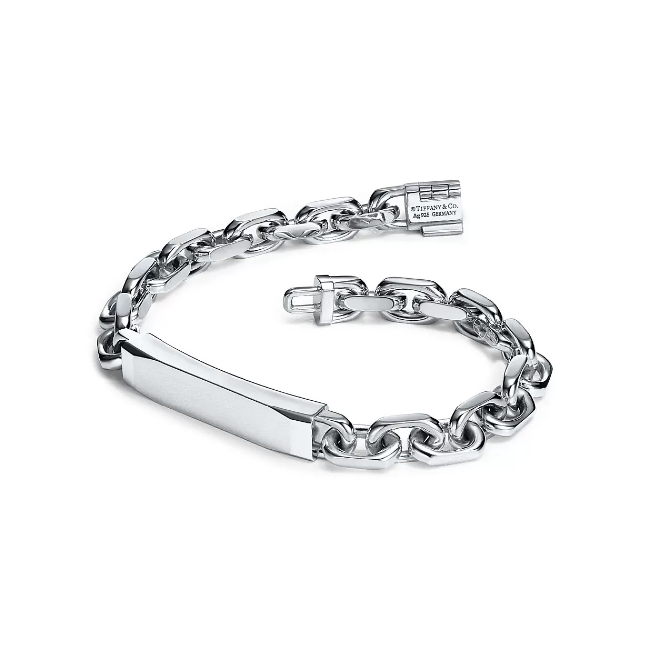 Tiffany & Co. Tiffany 1837® Makers I.D. chain bracelet in sterling silver, medium. | ^ Bracelets | Men's Jewelry
