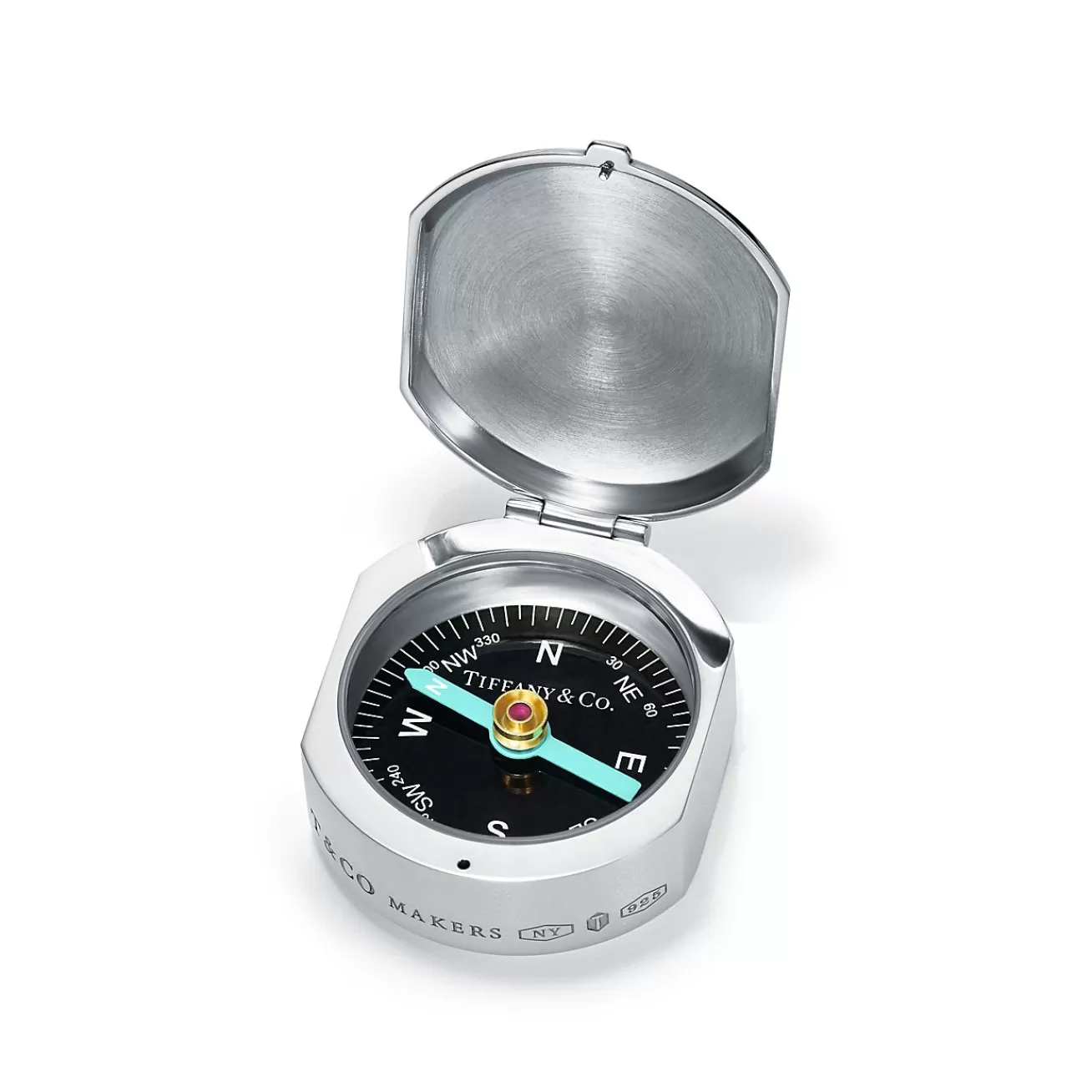 Tiffany & Co. Tiffany 1837 Makers sterling silver compass. | ^ Him | Gifts for Him