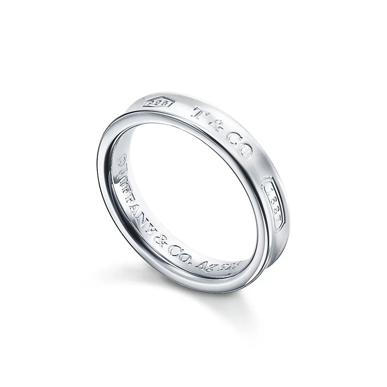 Tiffany & Co. Tiffany 1837® Ring in Silver, Narrow | ^ Rings | Men's Jewelry