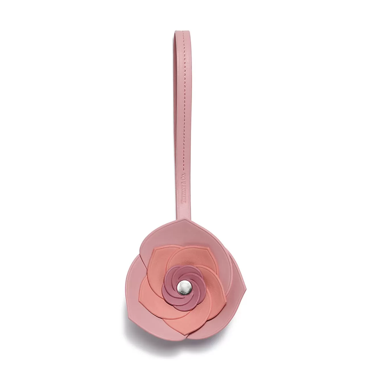 Tiffany & Co. ® Flower Bag Charm in Rose Leather | ^Women Small Leather Goods | Women's Accessories