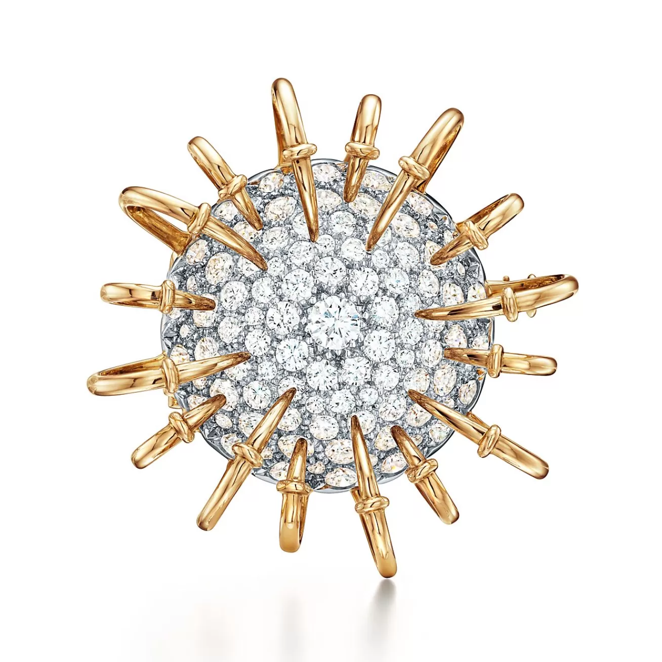 Tiffany & Co. Schlumberger® Apollo Brooch in Gold and Platinum with Diamonds | ^ Brooches | Men's Jewelry