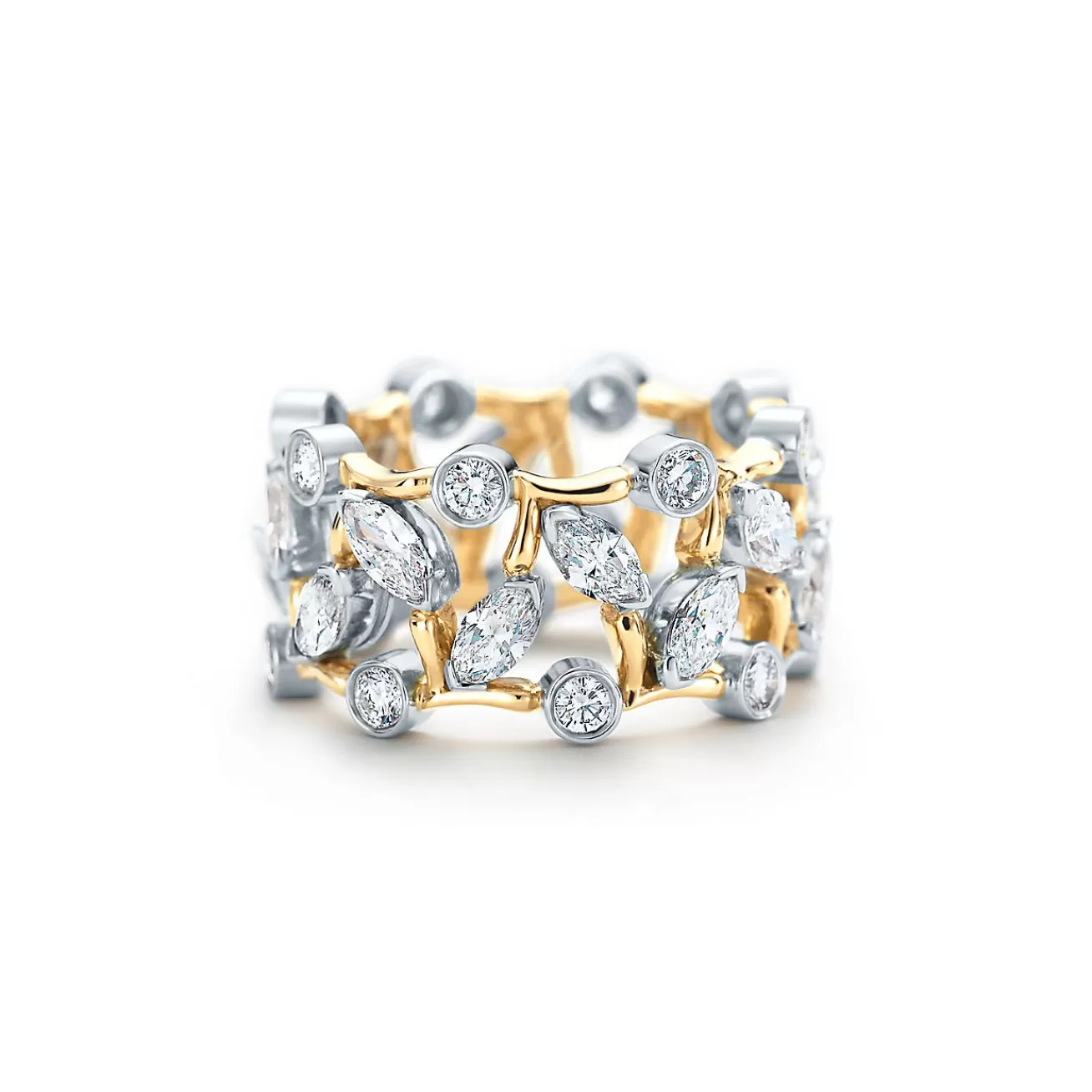 Tiffany & Co. Schlumberger® Vigne ring with diamonds. | ^ Rings | Gold Jewelry