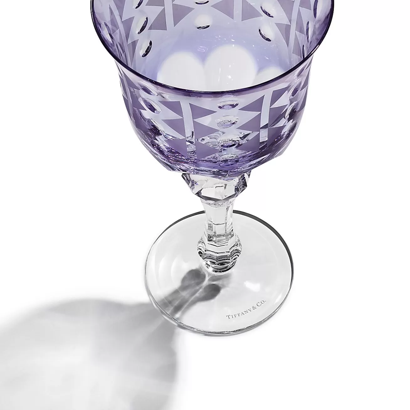 Tiffany & Co. Tiffany Berries Red Wine Glass in Amethyst Purple Lead Crystal | ^ Glassware & Barware | Bar & Drinkware