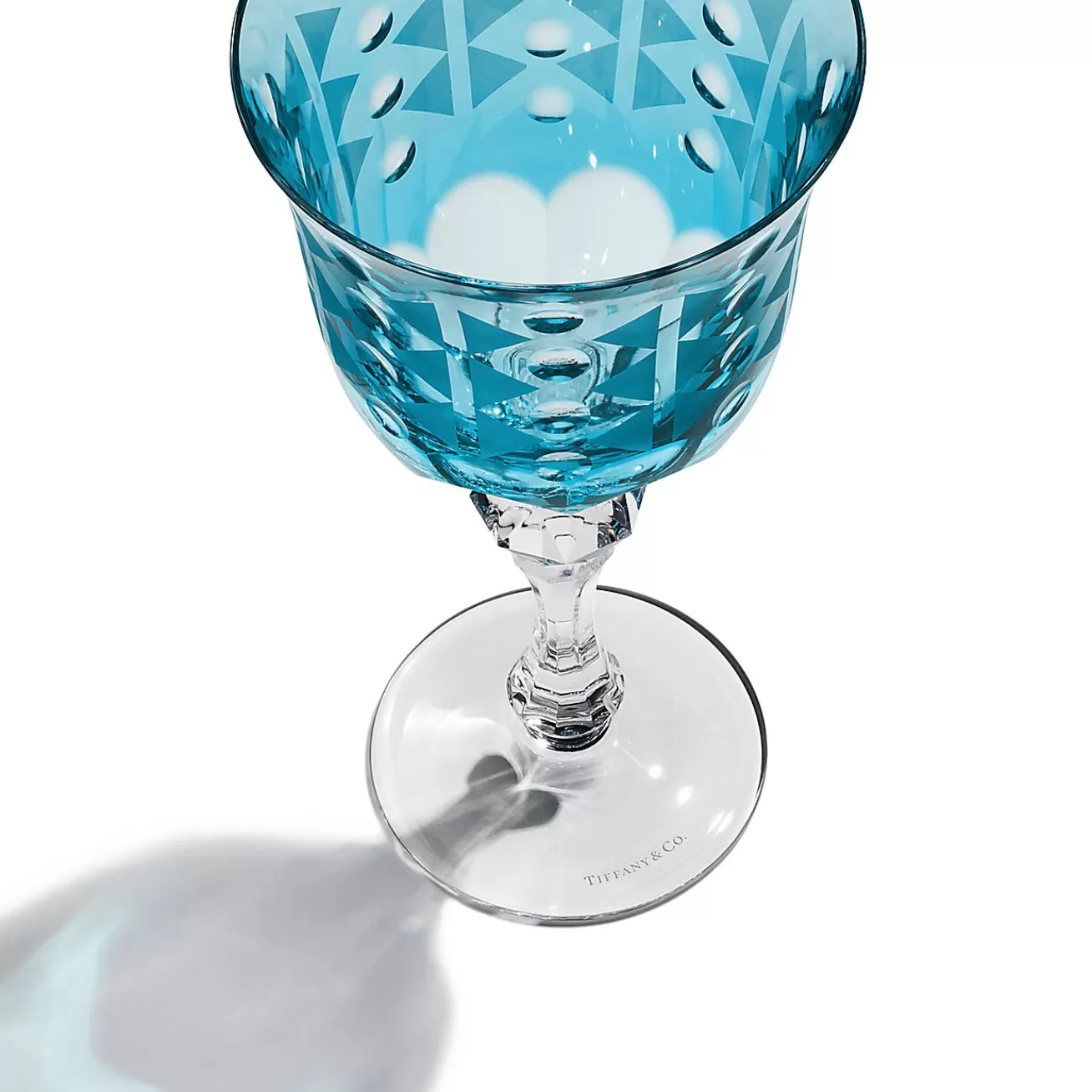 Tiffany & Co. Tiffany Berries Red Wine Glass in Tiffany Blue® Lead Crystal | ^ The Home | Housewarming Gifts