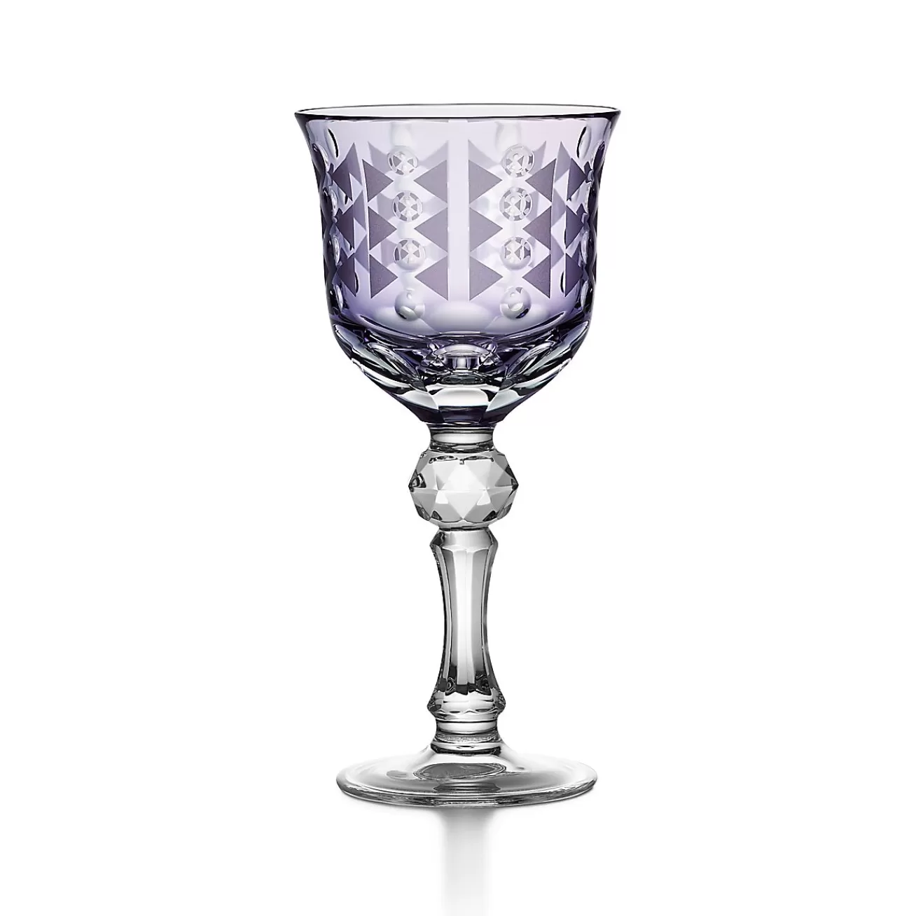 Tiffany & Co. Tiffany Berries White Wine Glass in Amethyst Purple Lead Crystal | ^ Glassware & Barware | Bar & Drinkware