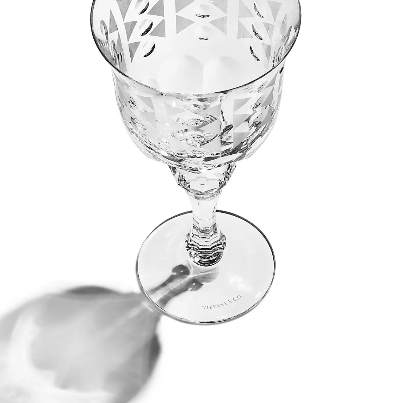 Tiffany & Co. Tiffany Berries White Wine Glass in Clear Lead Crystal | ^ The Home | Housewarming Gifts