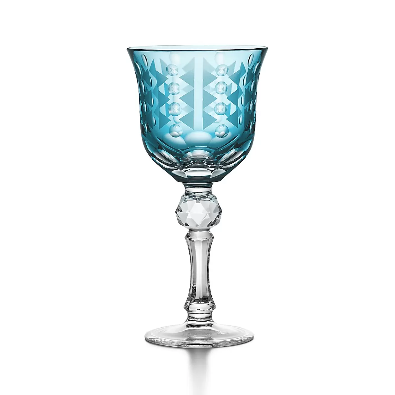 Tiffany & Co. Tiffany Berries White Wine Glass in Tiffany Blue® Lead Crystal | ^ Tiffany Blue® Gifts | Glassware & Barware