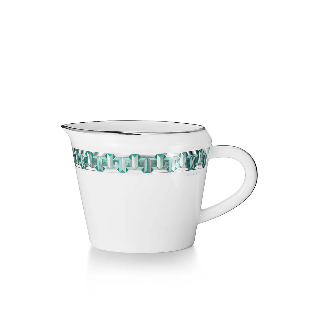Tiffany & Co. Tiffany Blue Tiffany T True Creamer with a Hand-painted Platinum Rim | ^ The Home | Housewarming Gifts