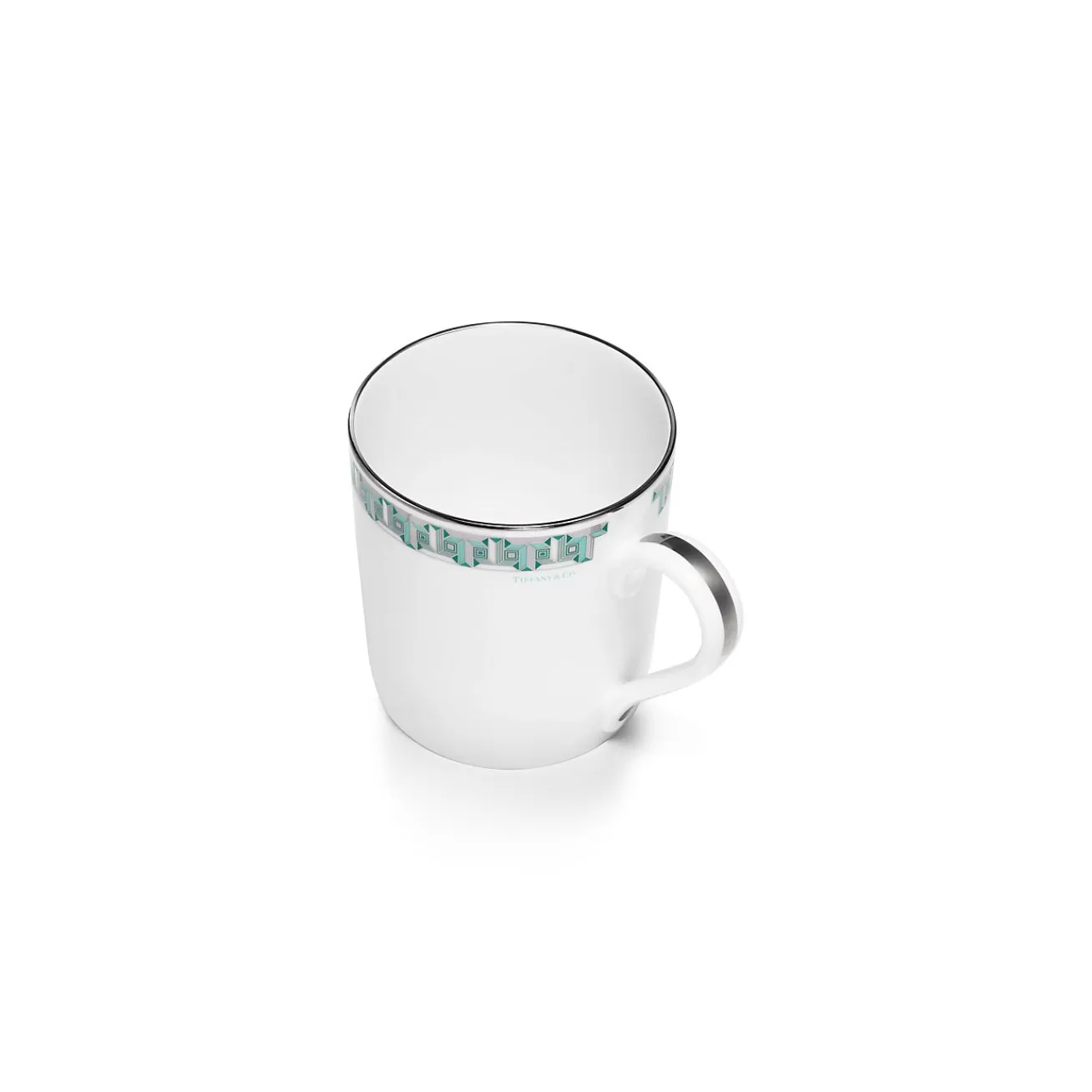 Tiffany & Co. Tiffany Blue Tiffany T True Mug with a Hand-painted Platinum Rim | ^ The Home | Housewarming Gifts
