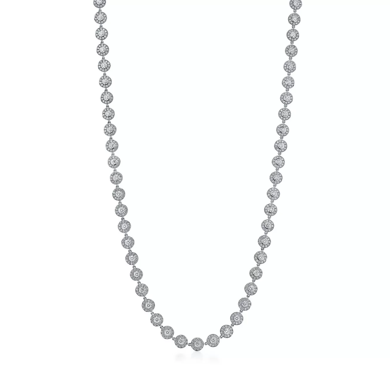 Tiffany & Co. Tiffany Circlet diamond necklace in platinum. | ^ Necklaces & Pendants | Platinum Jewelry