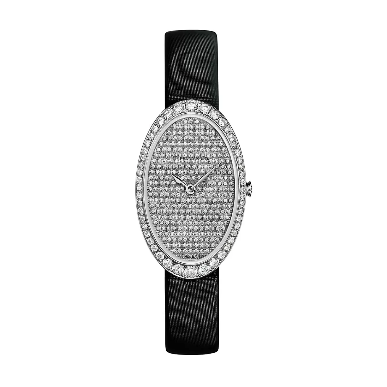 Tiffany & Co. Tiffany Cocktail 2-Hand Pavé 21 x 34 mm women's watch in 18k white gold. | ^Women Fine Watches | Women’s Watches