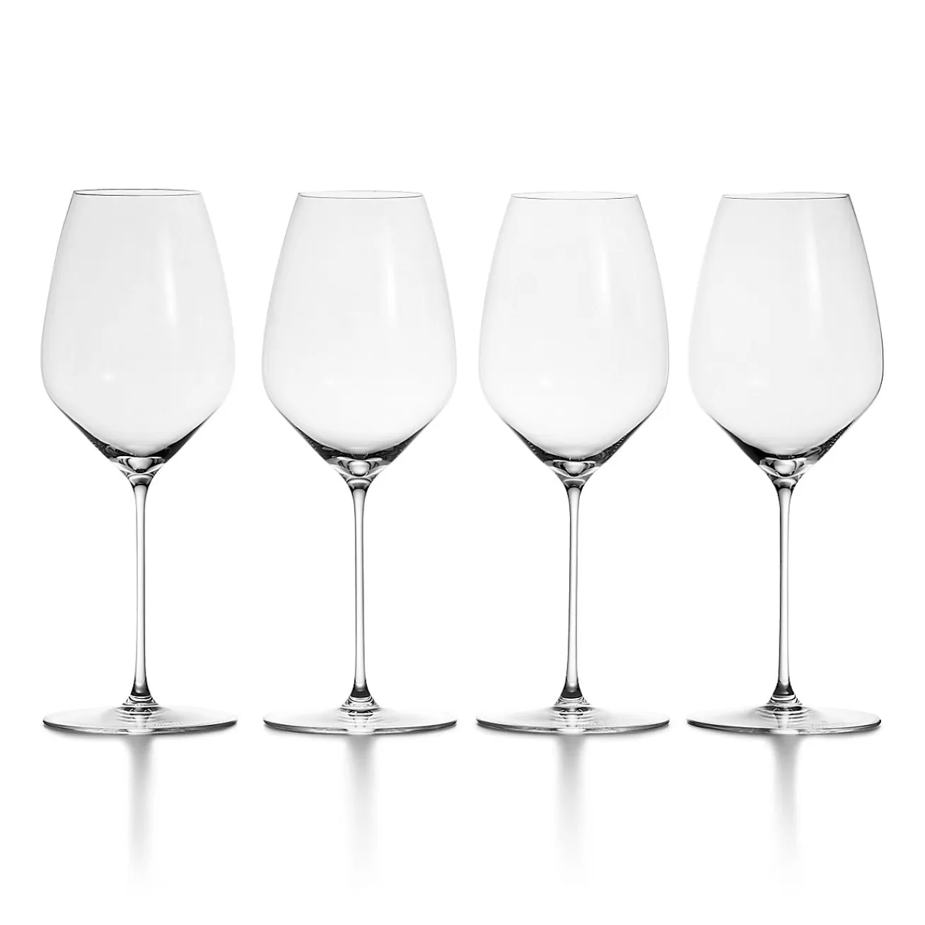 Tiffany & Co. Tiffany Connoisseur Riesling Wine Glass in Crystal Glass, Set of Four | ^ The Home | Housewarming Gifts