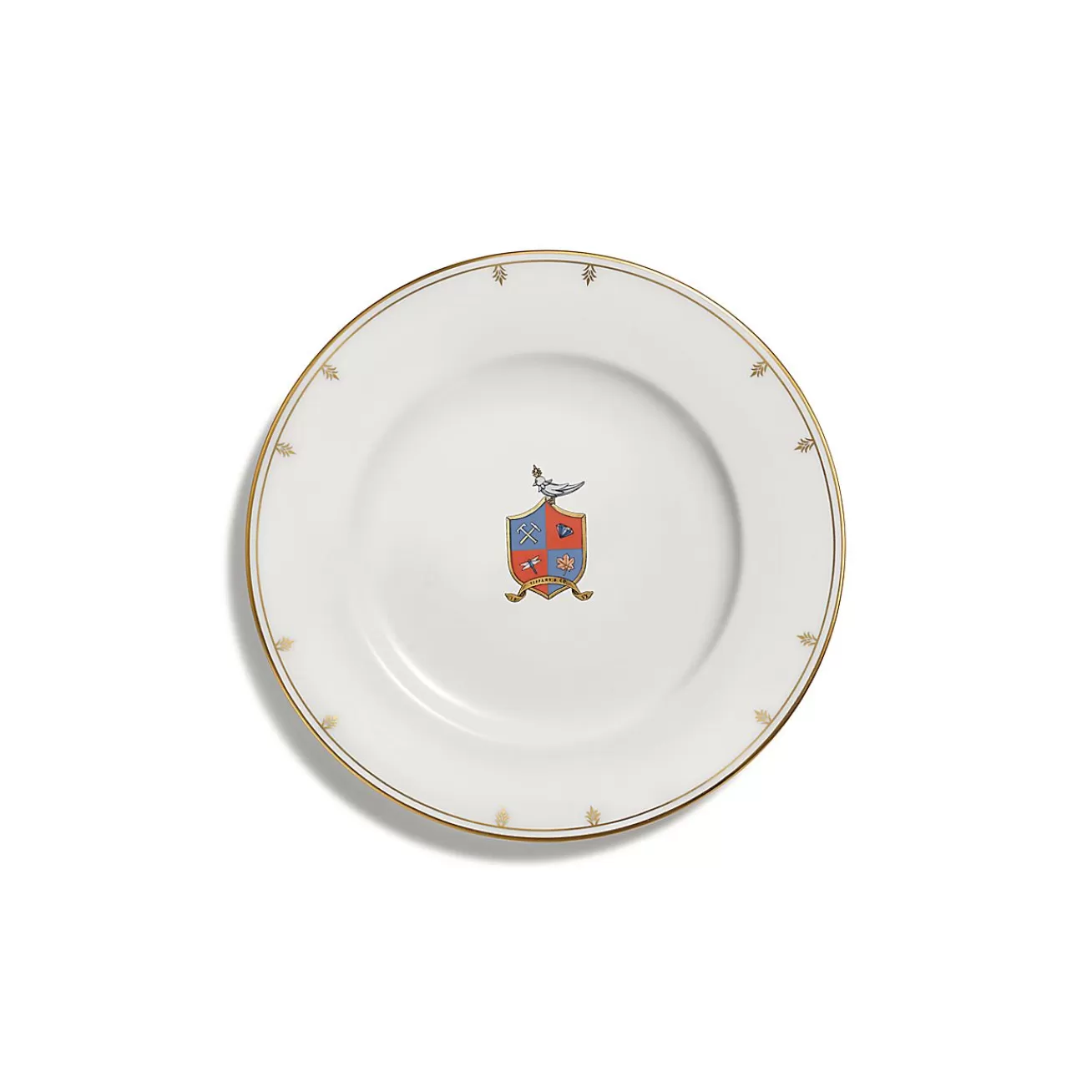 Tiffany & Co. Tiffany Crest Bread and Butter Plate in Bone China | ^ The Home | Housewarming Gifts