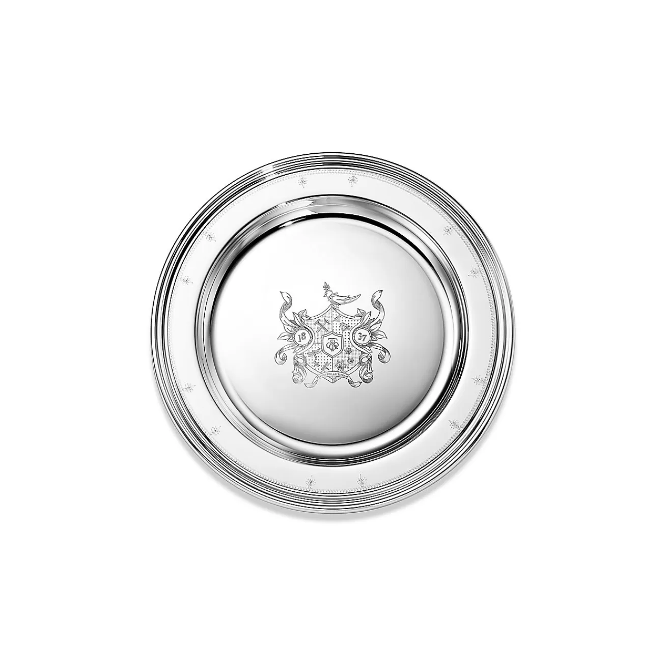Tiffany & Co. Tiffany Crest Bread and Butter Plate in Sterling Silver | ^ The Home | Housewarming Gifts
