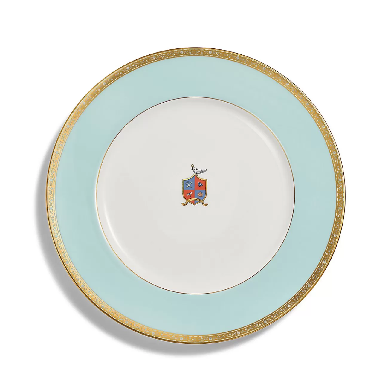 Tiffany & Co. Tiffany Crest Dinner Plate in Bone China | ^ The Home | Housewarming Gifts