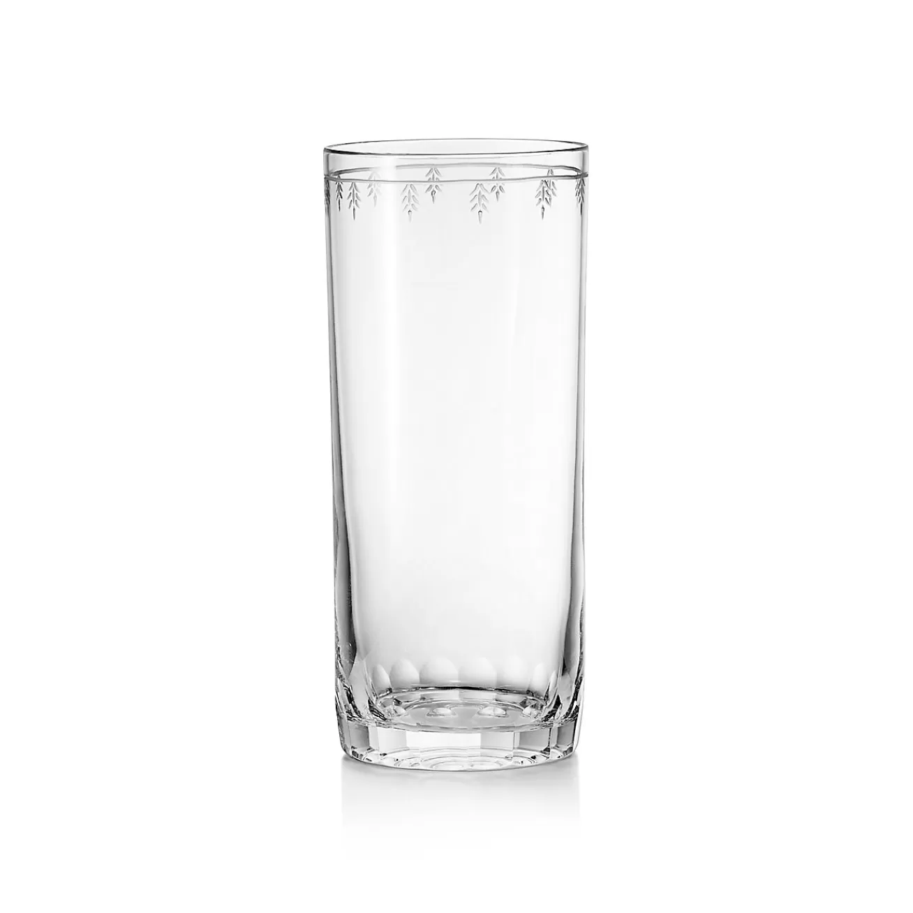 Tiffany & Co. Tiffany Crest Highball Glass in Crystal Glass | ^ The Home | Housewarming Gifts