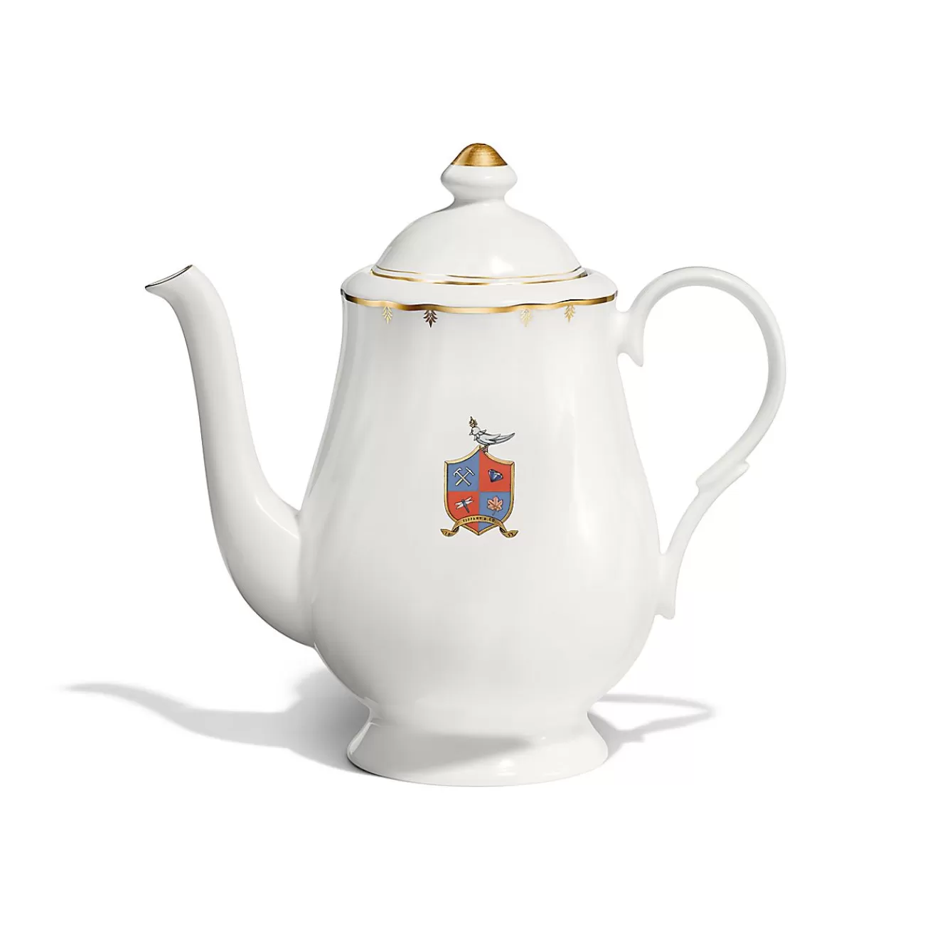 Tiffany & Co. Tiffany Crest Teapot in Bone China | ^ The Home | Housewarming Gifts
