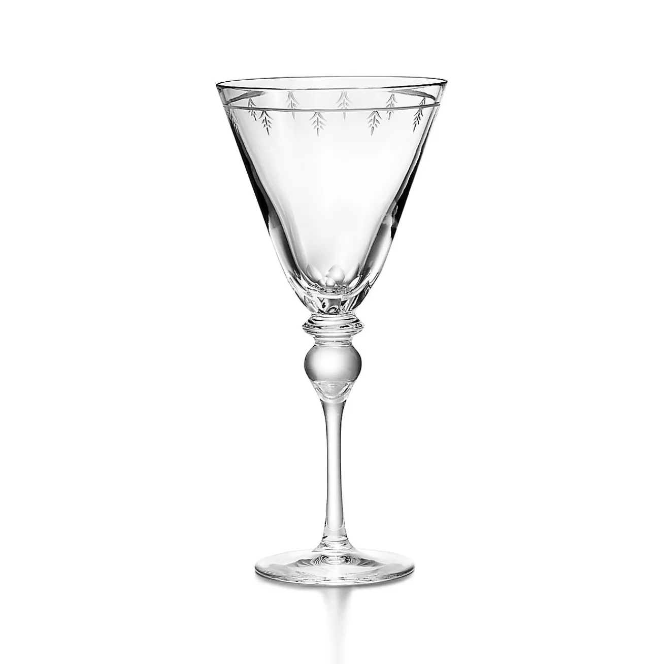 Tiffany & Co. Tiffany Crest White Wine Glass in Crystal Glass | ^ Glassware & Barware | Bar & Drinkware