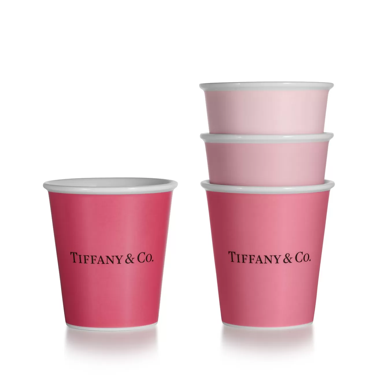 Tiffany & Co. Tiffany Cups Tiffany Coffee Cups in Bone China, Set of Four | ^ The Home | Housewarming Gifts
